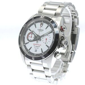 TUDOR Grand Tour Chrono Flyback 20550N Date white Dial Automatic Men's